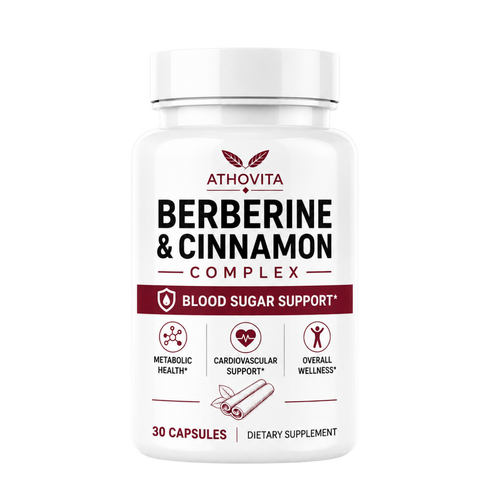 Athovita Berberine and Cinnamon Complex - Buy 3 Get 2 Free
